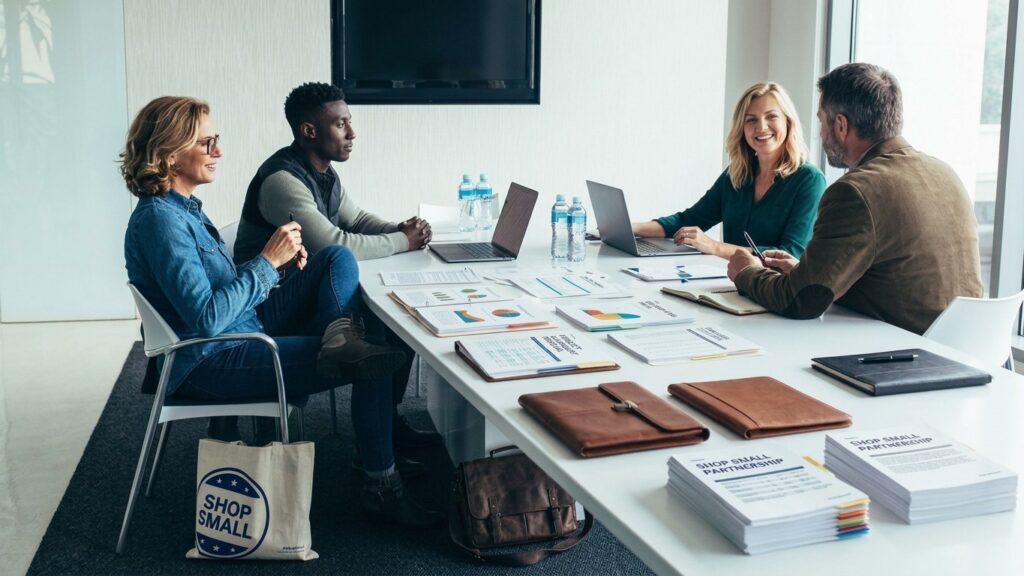People in meeting room